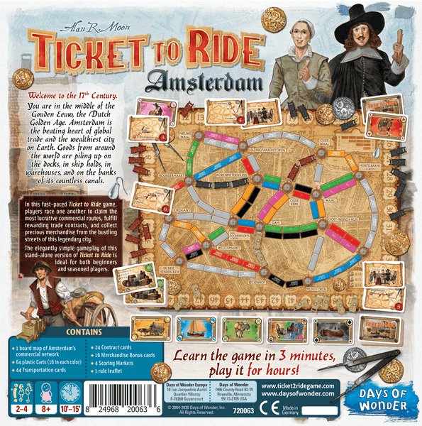 Ticket to Ride: Amsterdam - Gaming Library